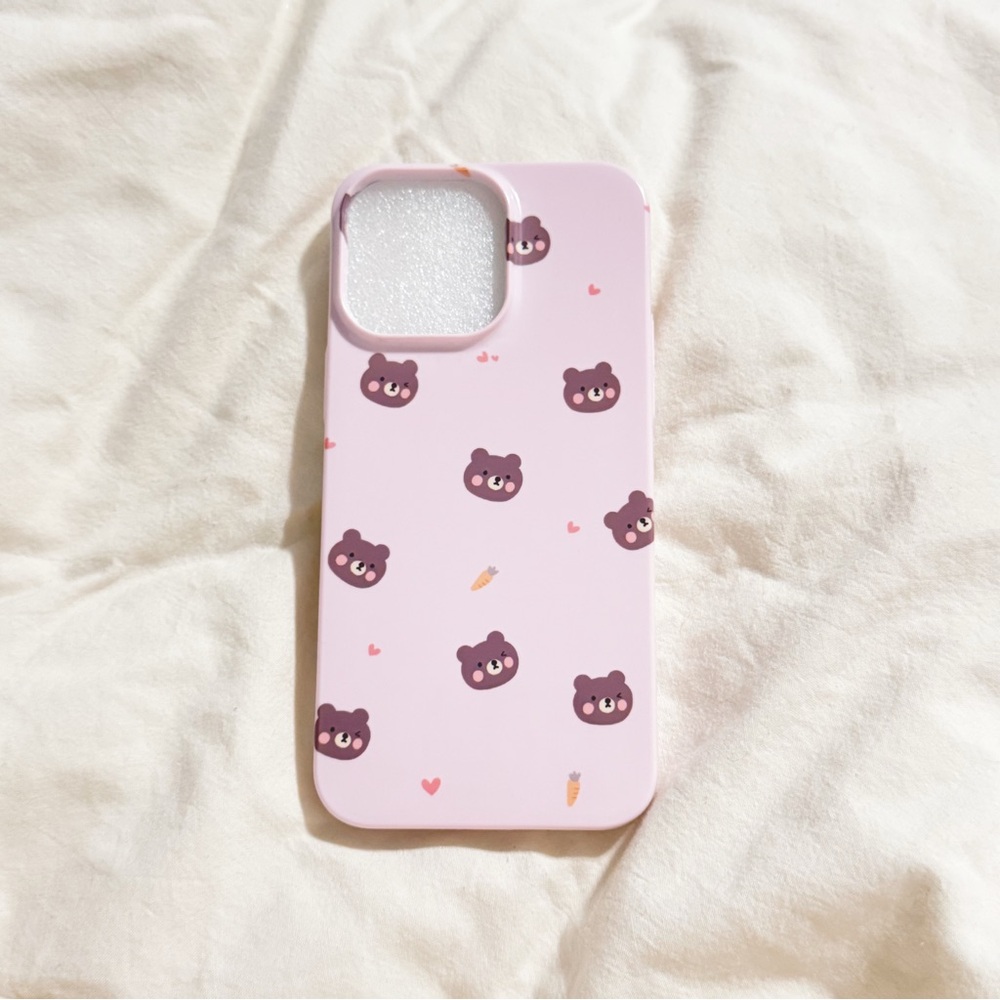 Teddy Bear print iPhone 14 Pro Max Case